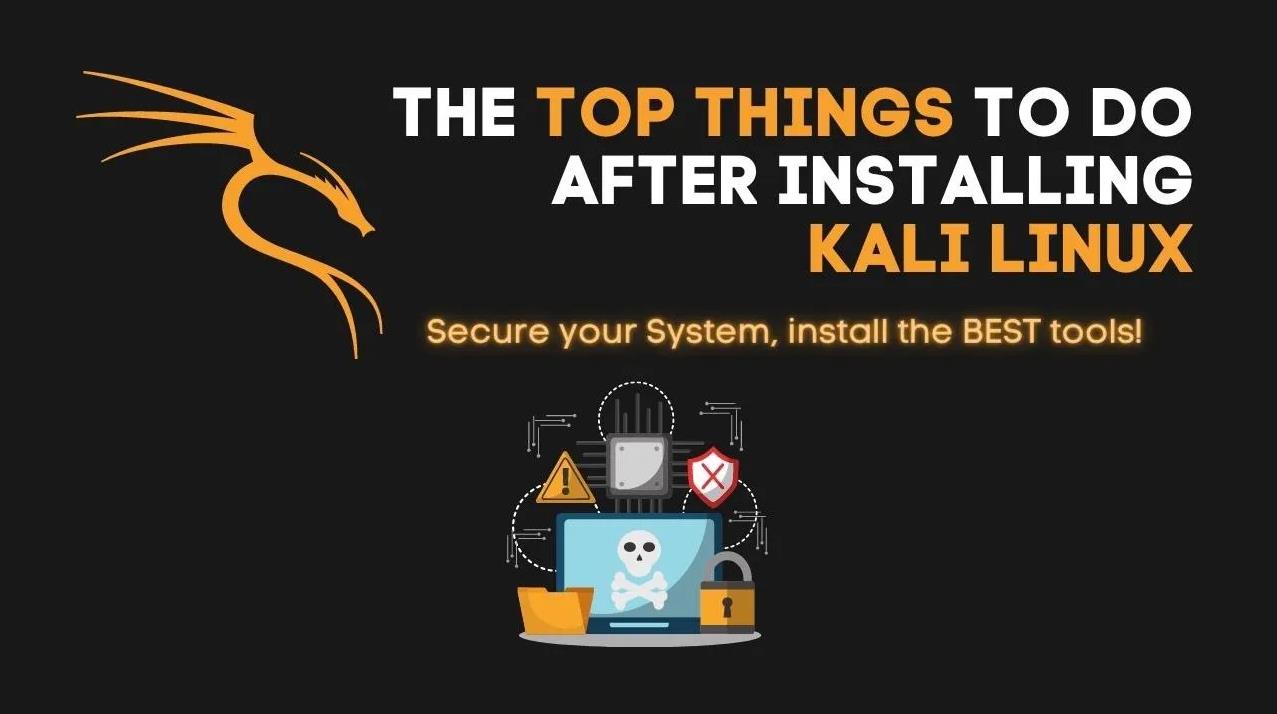 Top Things after installing Kali Video Link